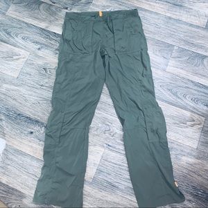 Lucy drawstring waist army green workout pants